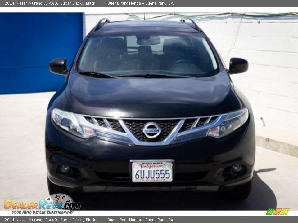 2011 Nissan Murano LE AWD Super Black / Black Photo #7