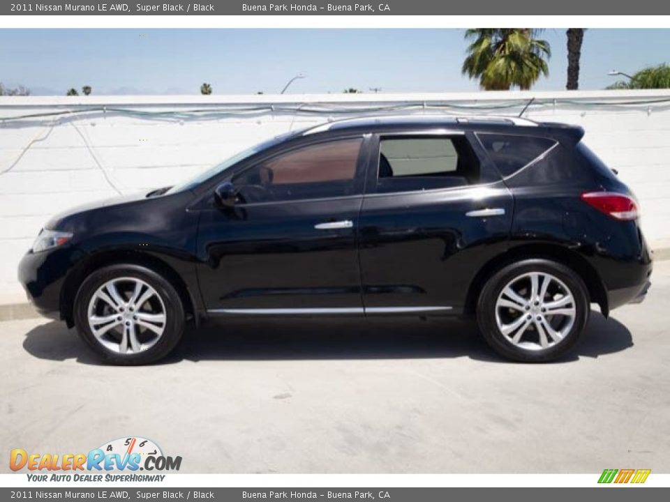 2011 Nissan Murano LE AWD Super Black / Black Photo #9