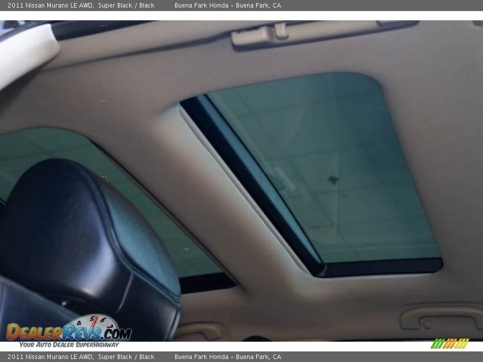 2011 Nissan Murano LE AWD Super Black / Black Photo #16