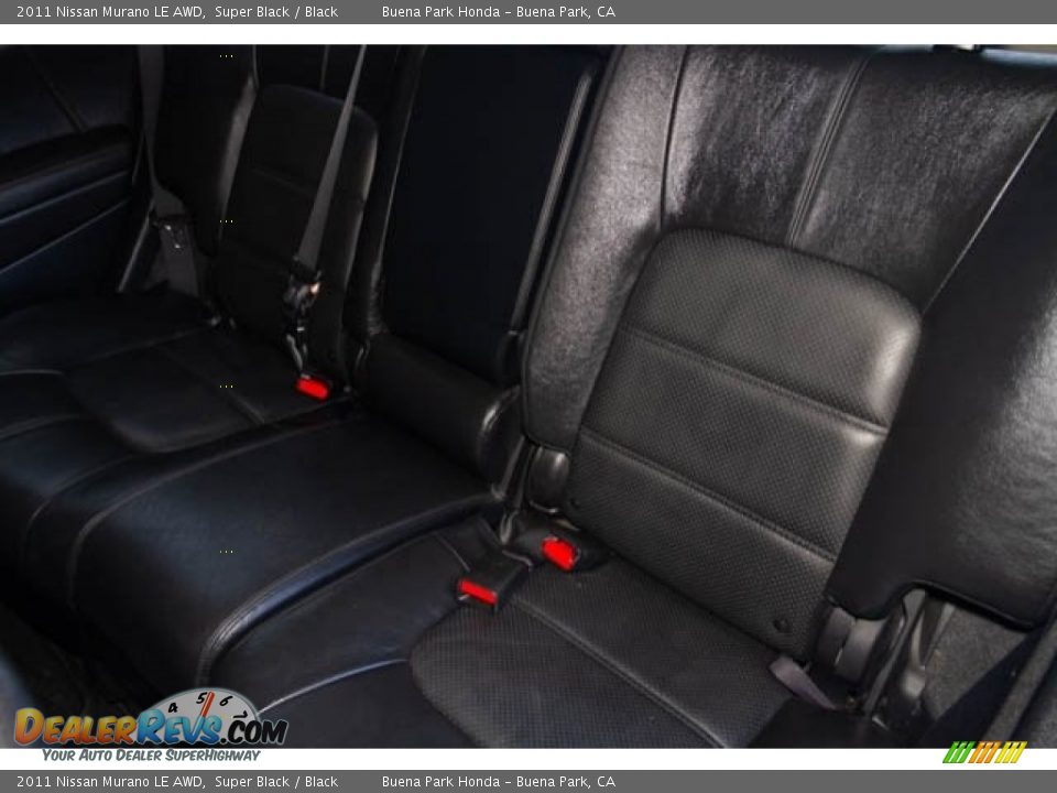2011 Nissan Murano LE AWD Super Black / Black Photo #17