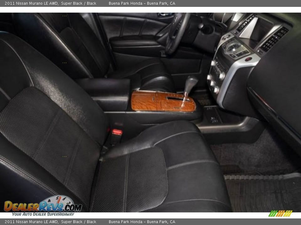 2011 Nissan Murano LE AWD Super Black / Black Photo #21