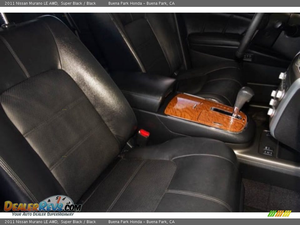 2011 Nissan Murano LE AWD Super Black / Black Photo #22