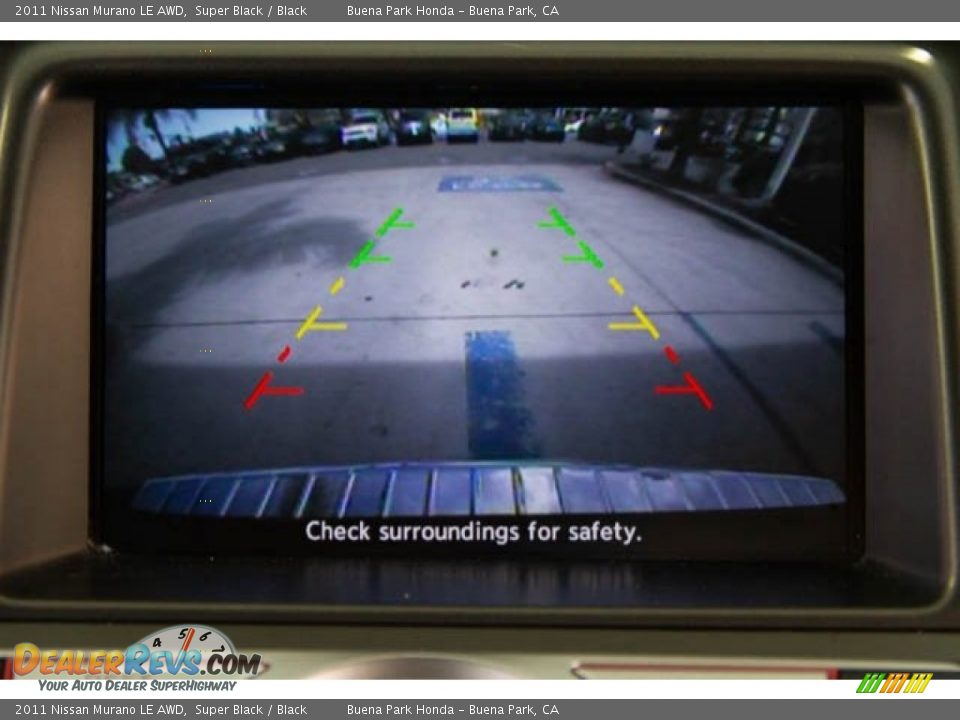 2011 Nissan Murano LE AWD Super Black / Black Photo #25