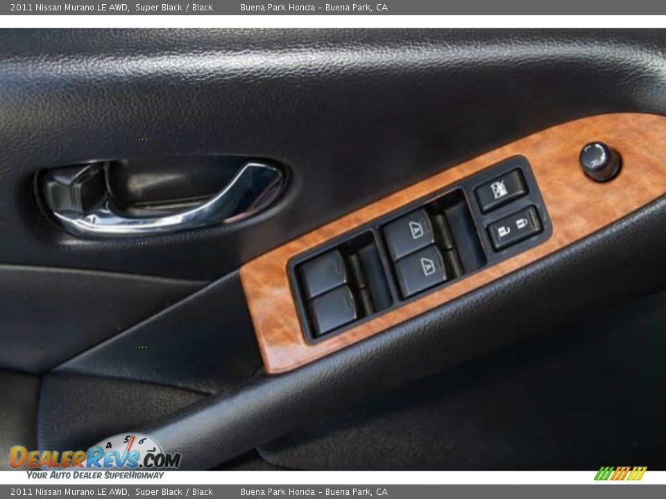 2011 Nissan Murano LE AWD Super Black / Black Photo #28