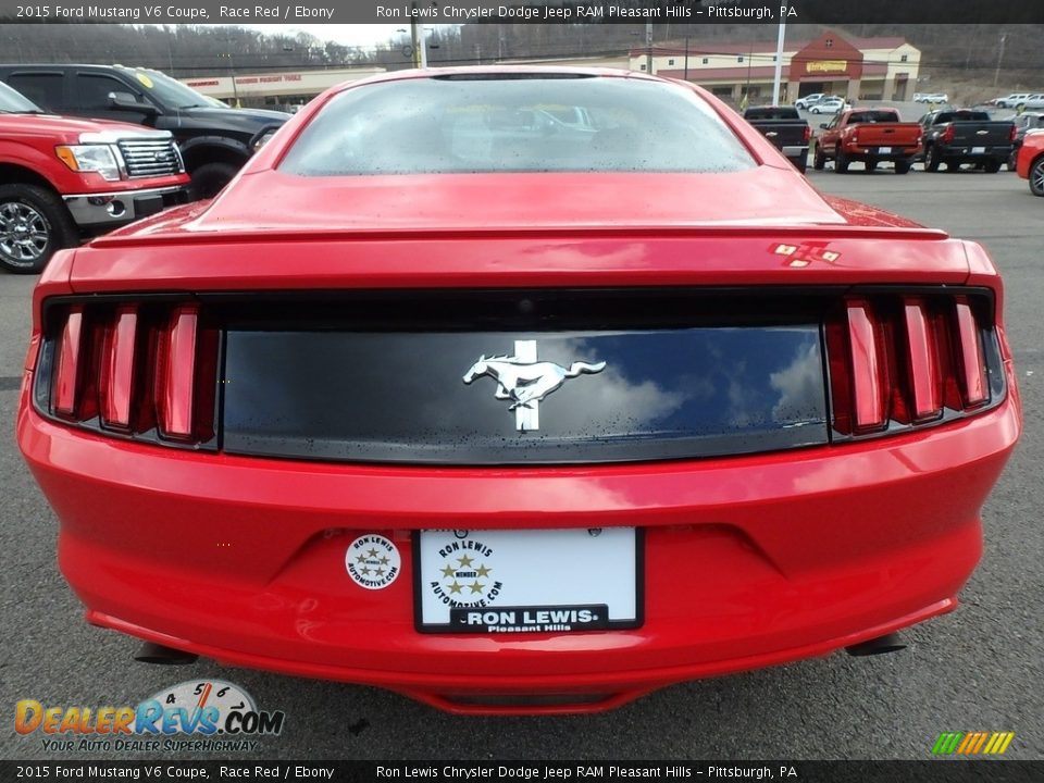 2015 Ford Mustang V6 Coupe Race Red / Ebony Photo #4