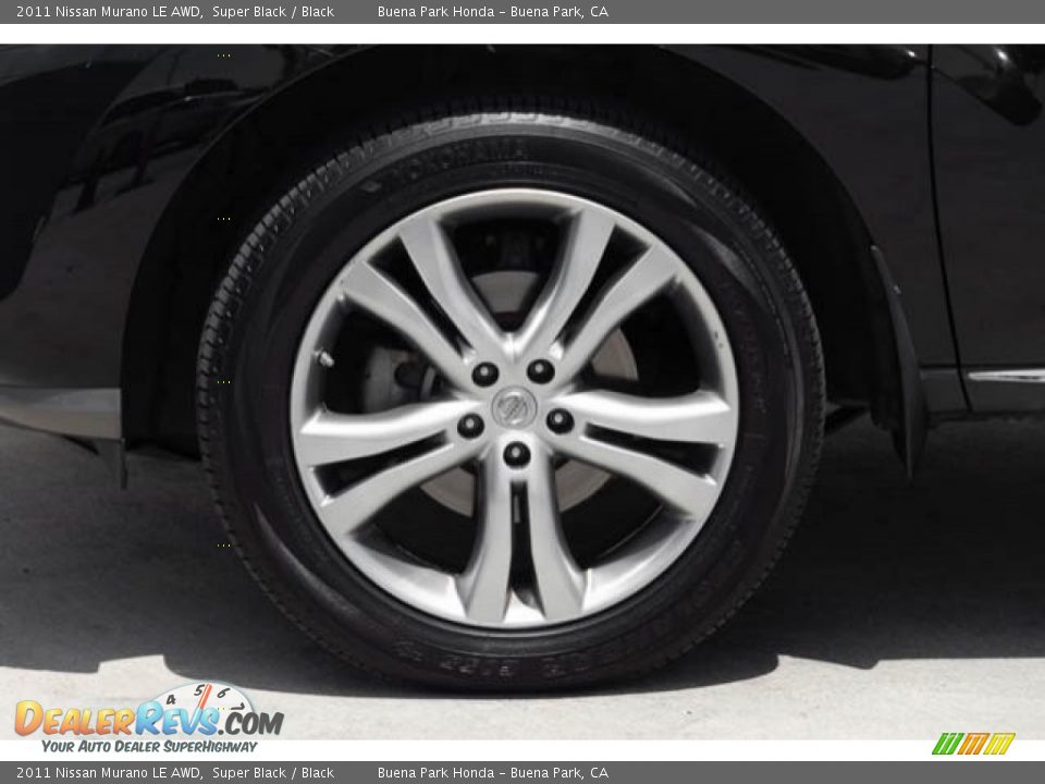 2011 Nissan Murano LE AWD Super Black / Black Photo #32