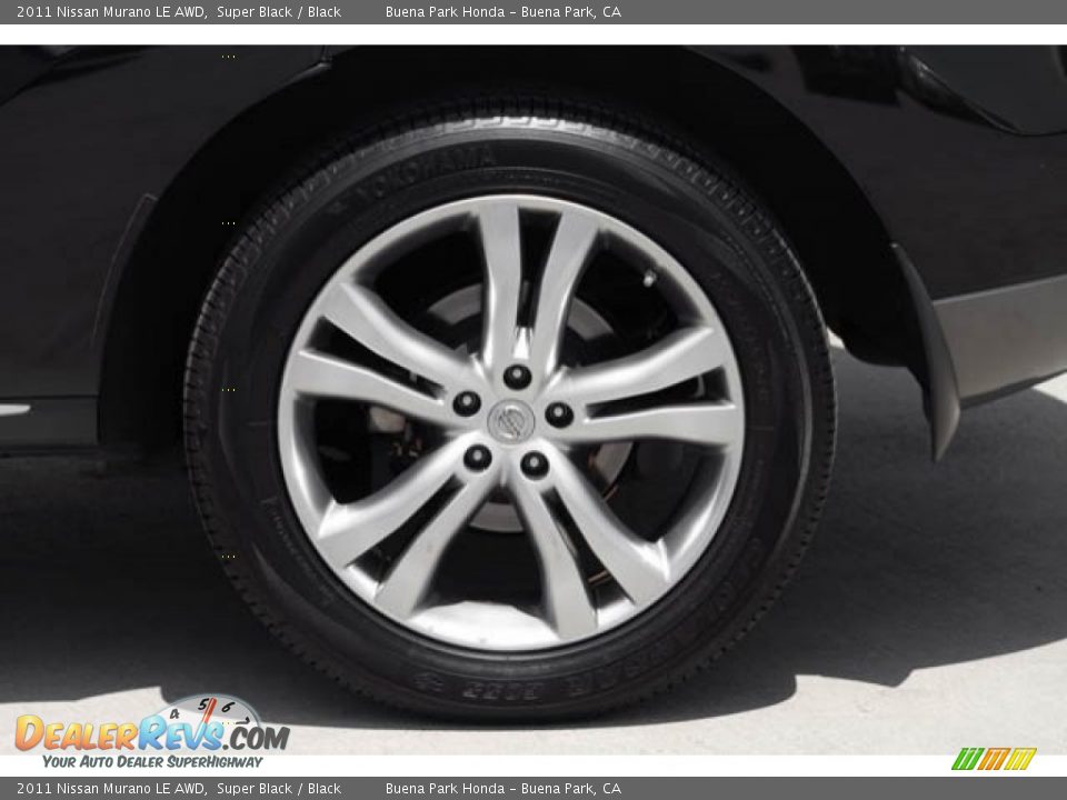 2011 Nissan Murano LE AWD Super Black / Black Photo #33