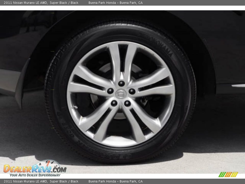 2011 Nissan Murano LE AWD Super Black / Black Photo #34