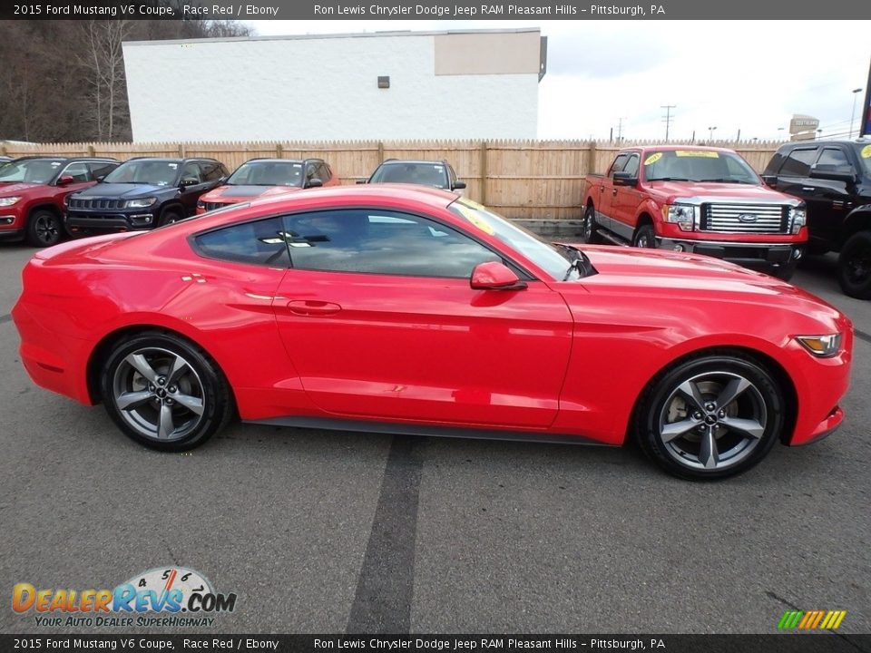 2015 Ford Mustang V6 Coupe Race Red / Ebony Photo #7