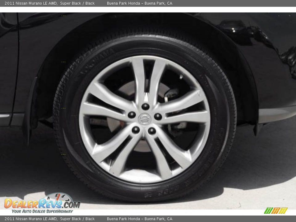 2011 Nissan Murano LE AWD Super Black / Black Photo #35