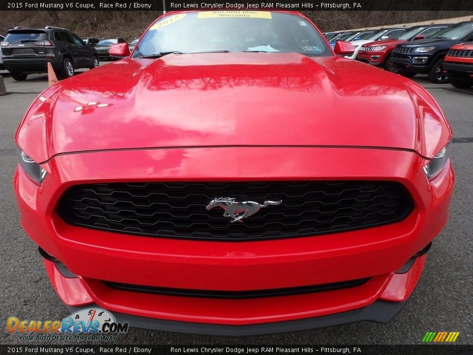 2015 Ford Mustang V6 Coupe Race Red / Ebony Photo #9