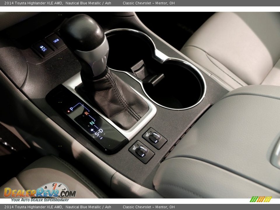 2014 Toyota Highlander XLE AWD Nautical Blue Metallic / Ash Photo #14