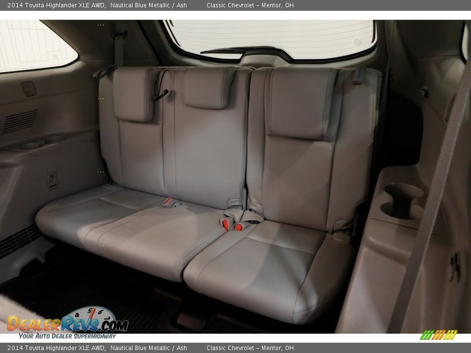 2014 Toyota Highlander XLE AWD Nautical Blue Metallic / Ash Photo #20