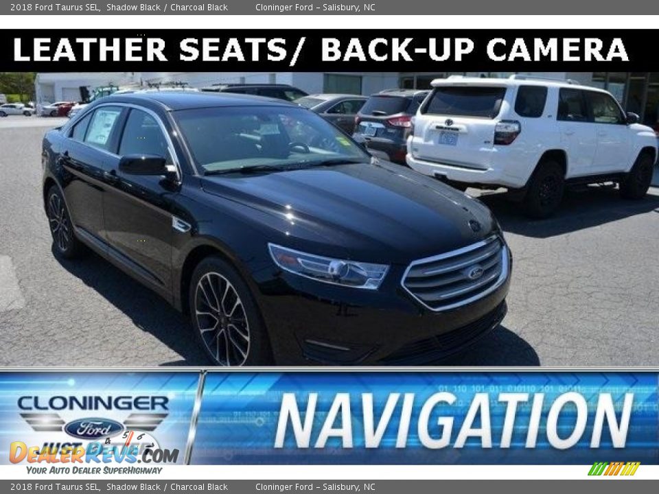 2018 Ford Taurus SEL Shadow Black / Charcoal Black Photo #1