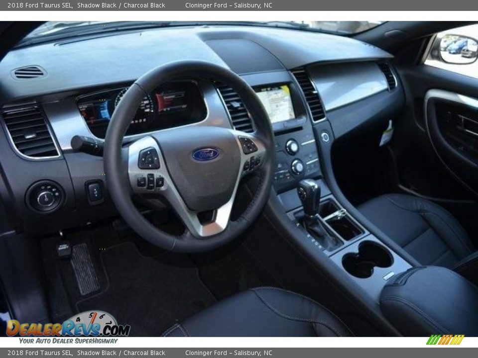 2018 Ford Taurus SEL Shadow Black / Charcoal Black Photo #7