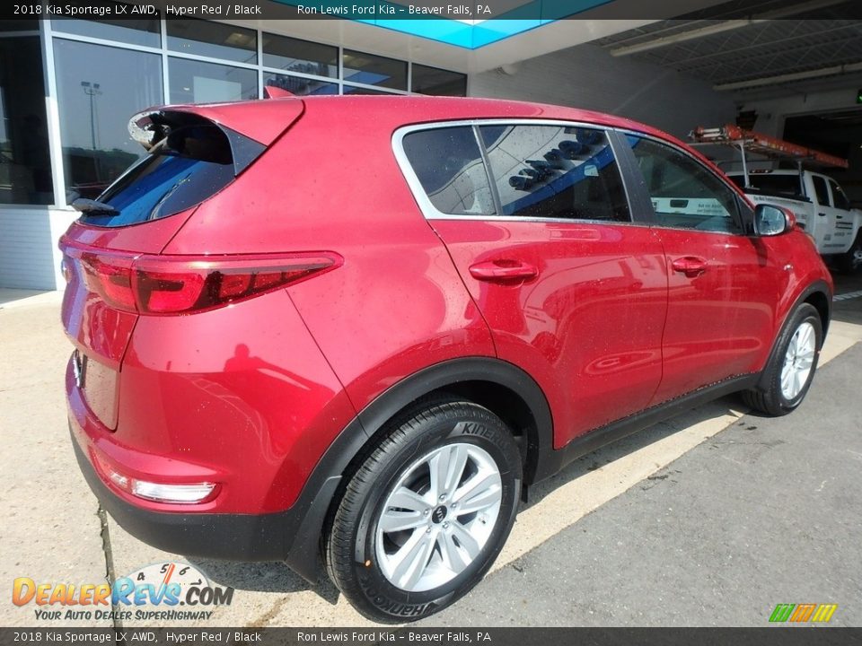 2018 Kia Sportage LX AWD Hyper Red / Black Photo #3