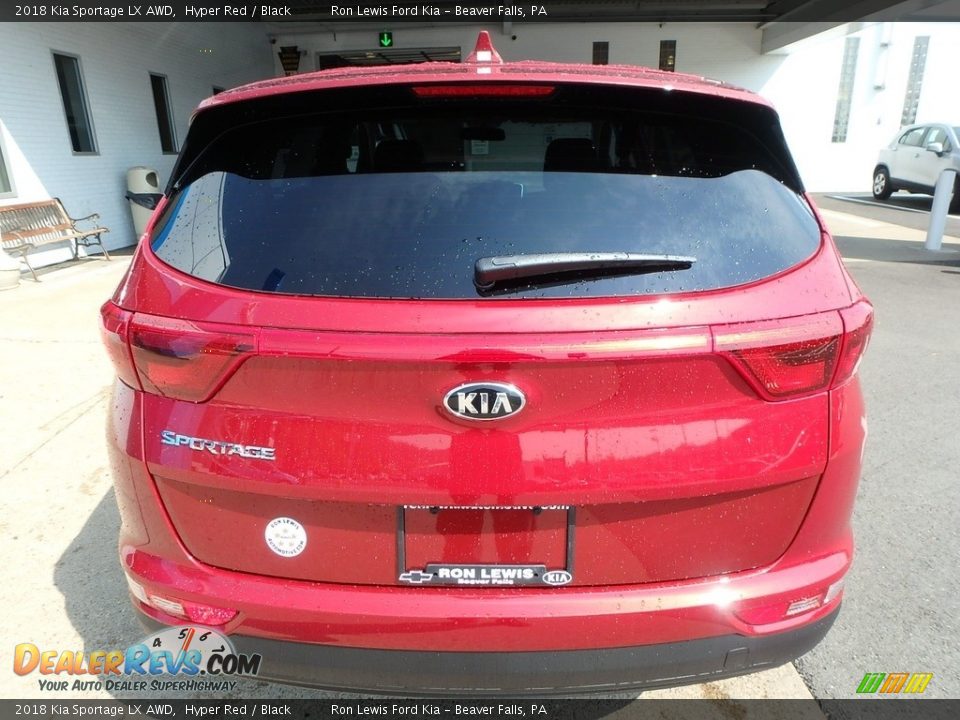 2018 Kia Sportage LX AWD Hyper Red / Black Photo #4