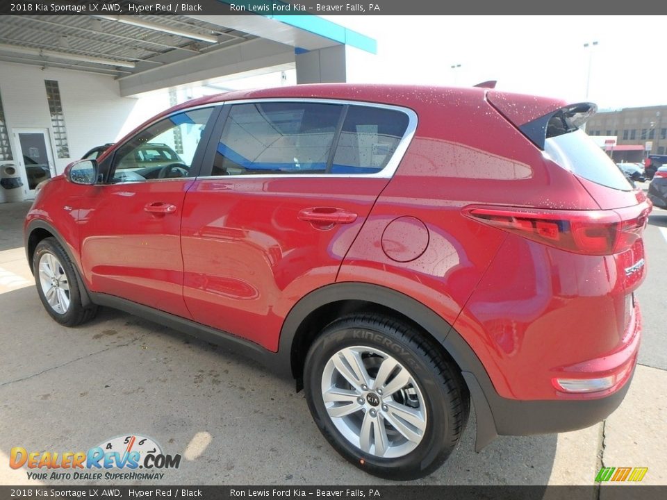 2018 Kia Sportage LX AWD Hyper Red / Black Photo #6