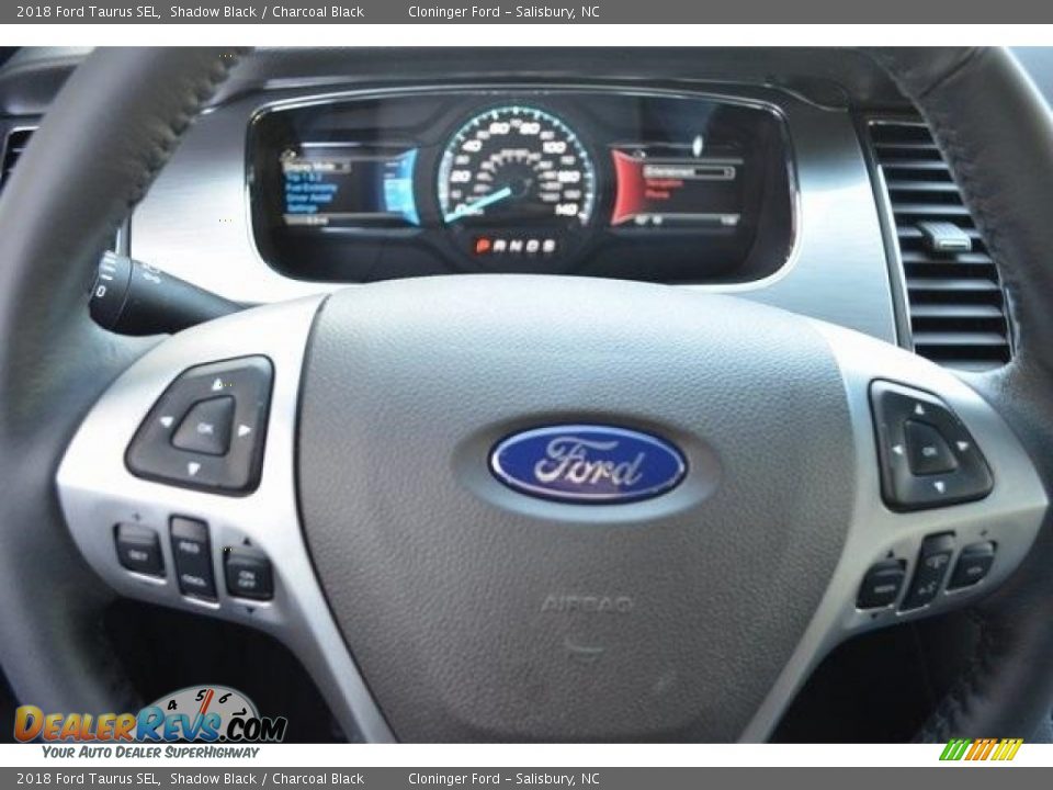 2018 Ford Taurus SEL Shadow Black / Charcoal Black Photo #18