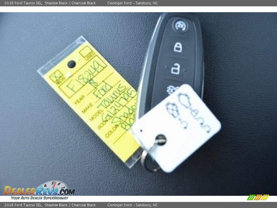 2018 Ford Taurus SEL Shadow Black / Charcoal Black Photo #20