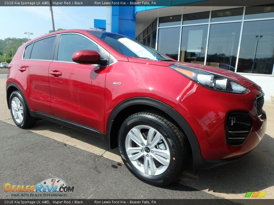 2018 Kia Sportage LX AWD Hyper Red / Black Photo #10