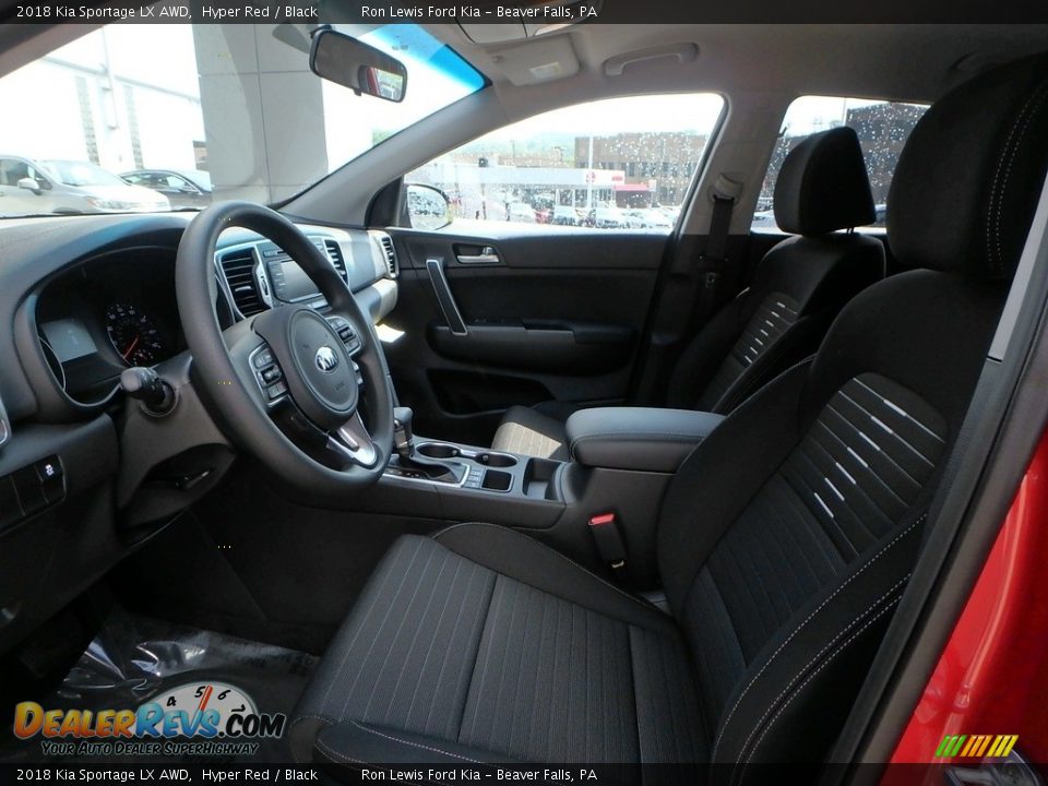 2018 Kia Sportage LX AWD Hyper Red / Black Photo #11