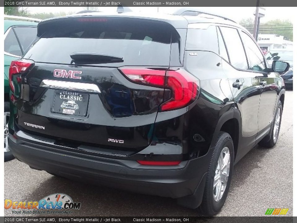 2018 GMC Terrain SLE AWD Ebony Twilight Metallic / ­Jet Black Photo #2