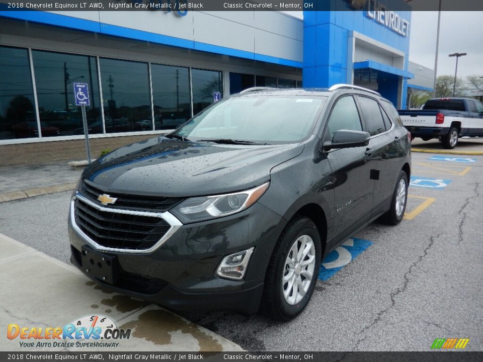 2018 Chevrolet Equinox LT AWD Nightfall Gray Metallic / Jet Black Photo #1