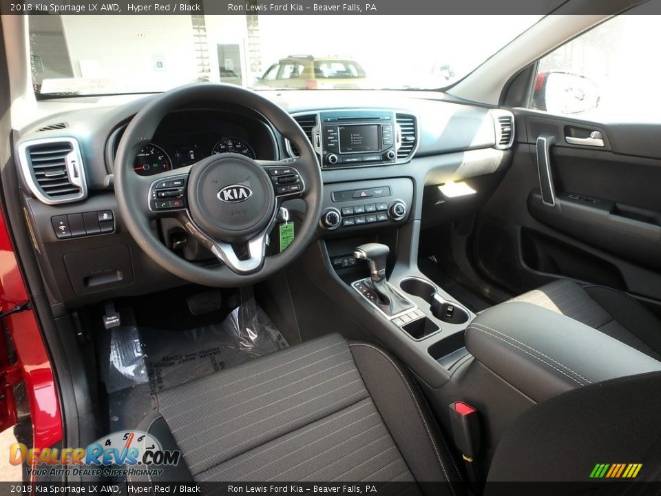 2018 Kia Sportage LX AWD Hyper Red / Black Photo #13