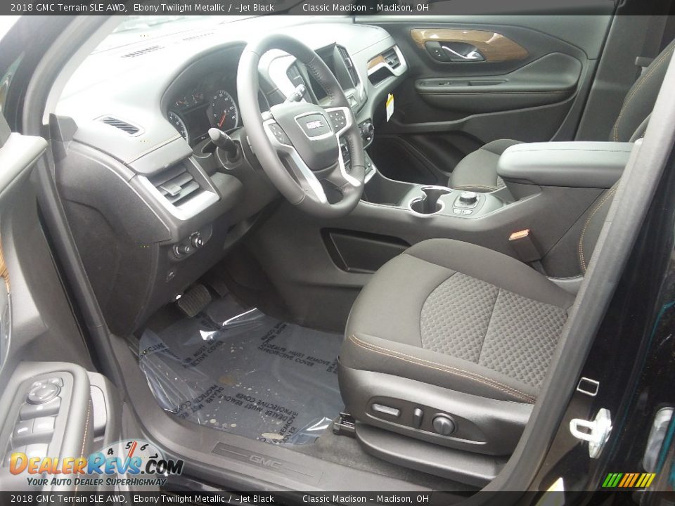 2018 GMC Terrain SLE AWD Ebony Twilight Metallic / ­Jet Black Photo #4