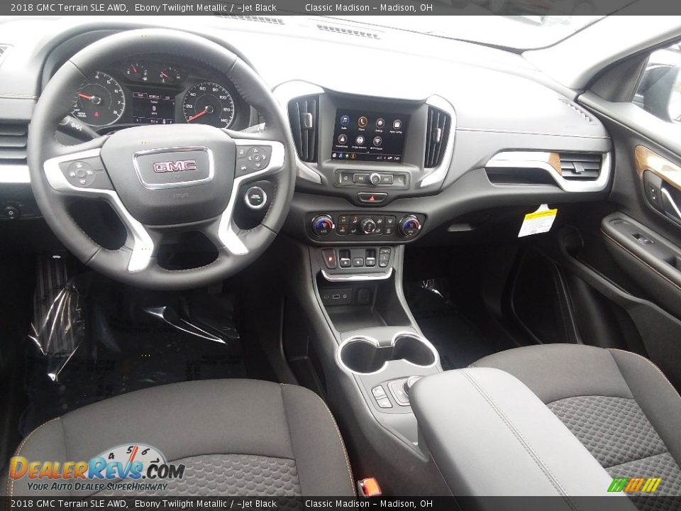 2018 GMC Terrain SLE AWD Ebony Twilight Metallic / ­Jet Black Photo #5