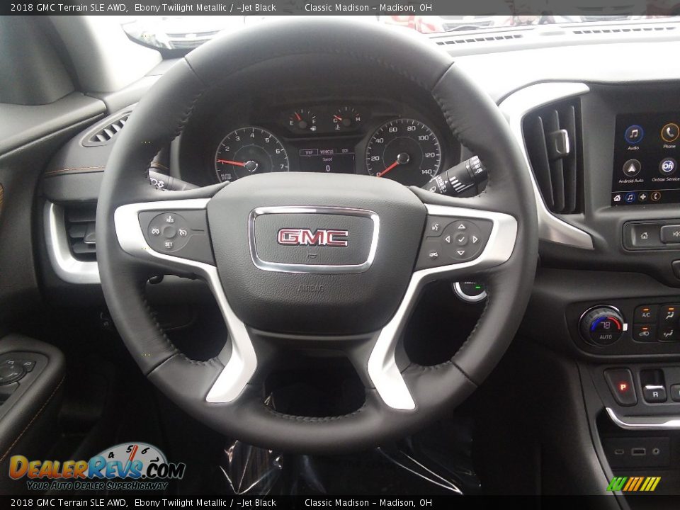 2018 GMC Terrain SLE AWD Ebony Twilight Metallic / ­Jet Black Photo #6