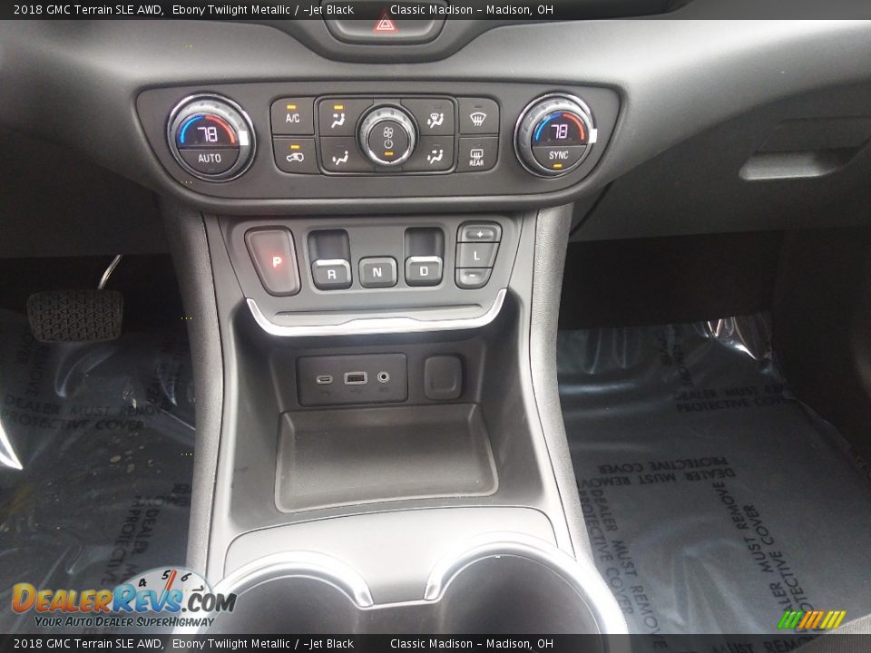 2018 GMC Terrain SLE AWD Ebony Twilight Metallic / ­Jet Black Photo #7