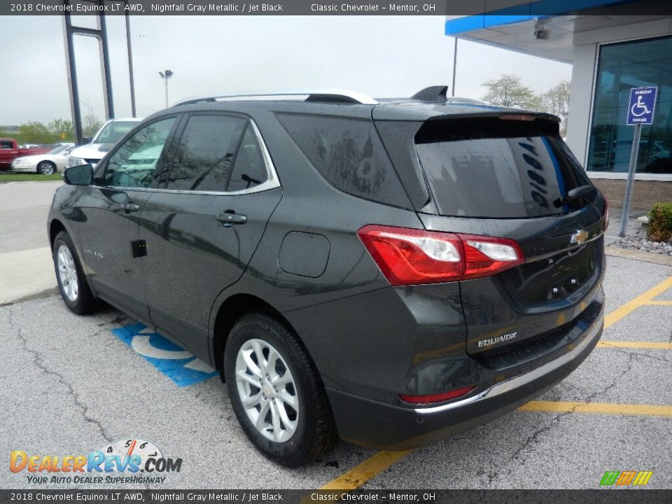 2018 Chevrolet Equinox LT AWD Nightfall Gray Metallic / Jet Black Photo #5
