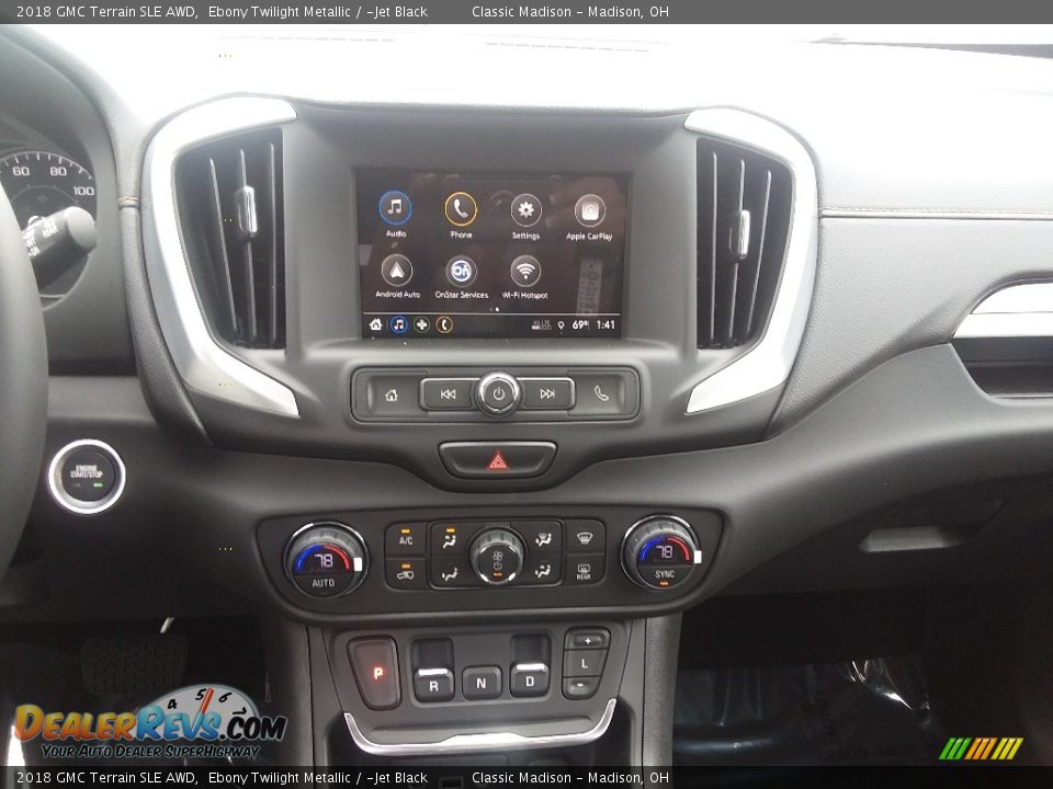 2018 GMC Terrain SLE AWD Ebony Twilight Metallic / ­Jet Black Photo #8