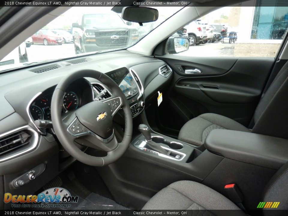 2018 Chevrolet Equinox LT AWD Nightfall Gray Metallic / Jet Black Photo #6