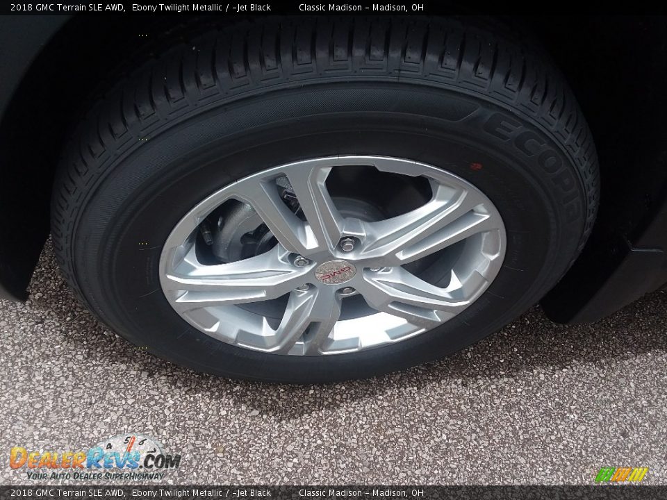 2018 GMC Terrain SLE AWD Ebony Twilight Metallic / ­Jet Black Photo #12