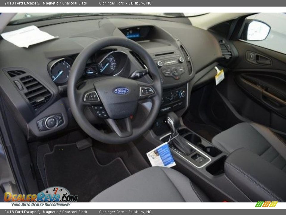 2018 Ford Escape S Magnetic / Charcoal Black Photo #9