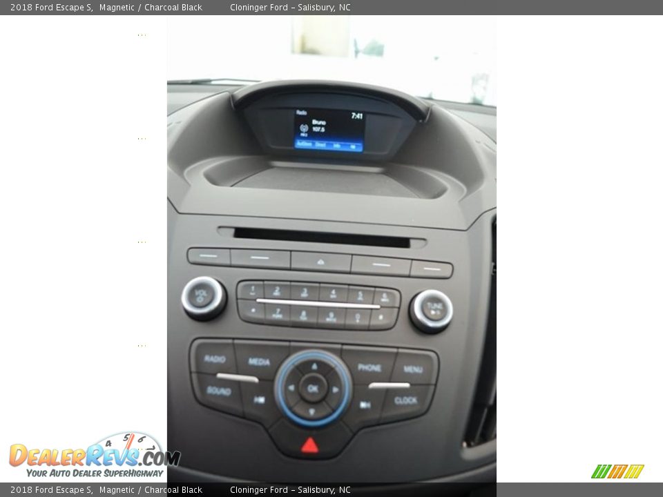 2018 Ford Escape S Magnetic / Charcoal Black Photo #12