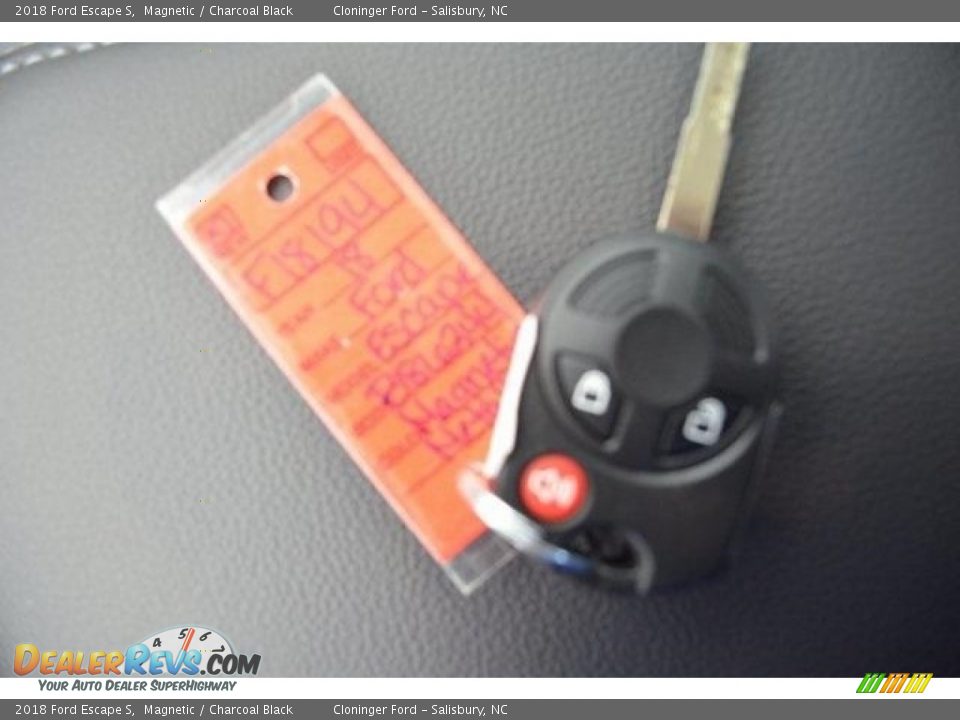2018 Ford Escape S Magnetic / Charcoal Black Photo #18