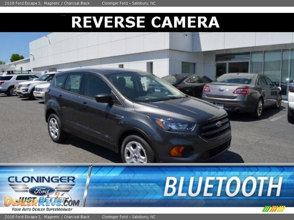 2018 Ford Escape S Magnetic / Charcoal Black Photo #1