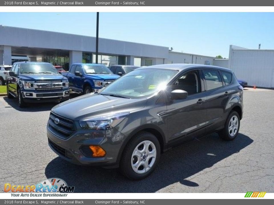 2018 Ford Escape S Magnetic / Charcoal Black Photo #4