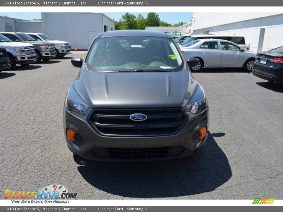 2018 Ford Escape S Magnetic / Charcoal Black Photo #5