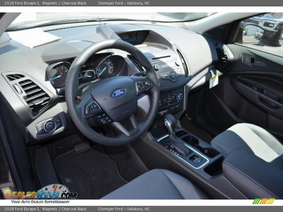 2018 Ford Escape S Magnetic / Charcoal Black Photo #8