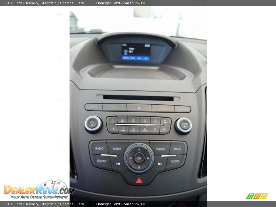 2018 Ford Escape S Magnetic / Charcoal Black Photo #11