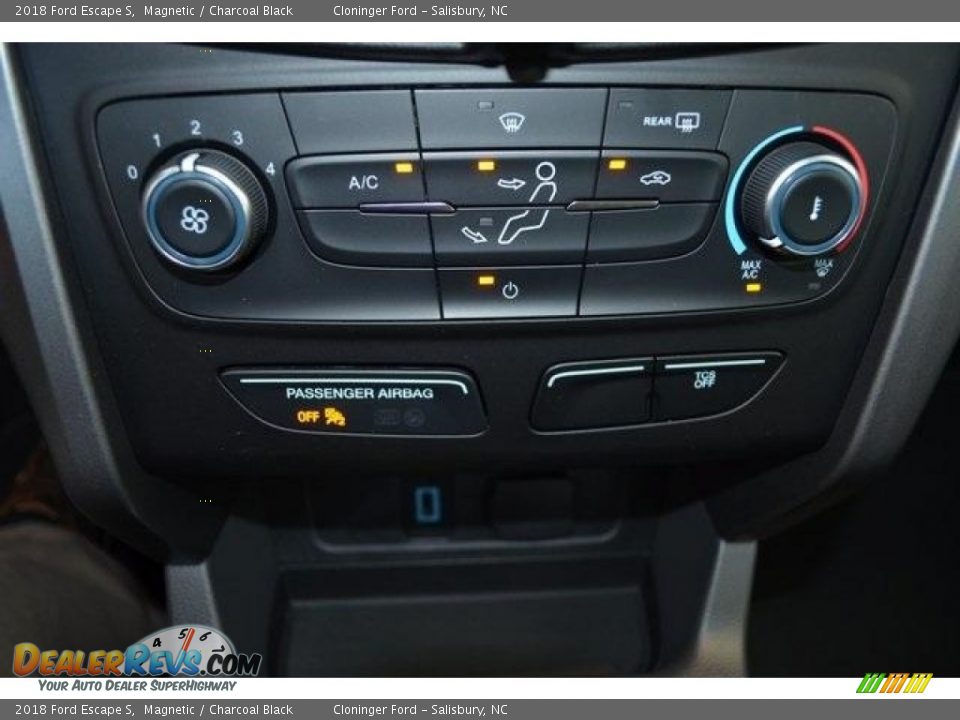 2018 Ford Escape S Magnetic / Charcoal Black Photo #13