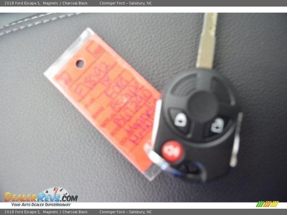 2018 Ford Escape S Magnetic / Charcoal Black Photo #18