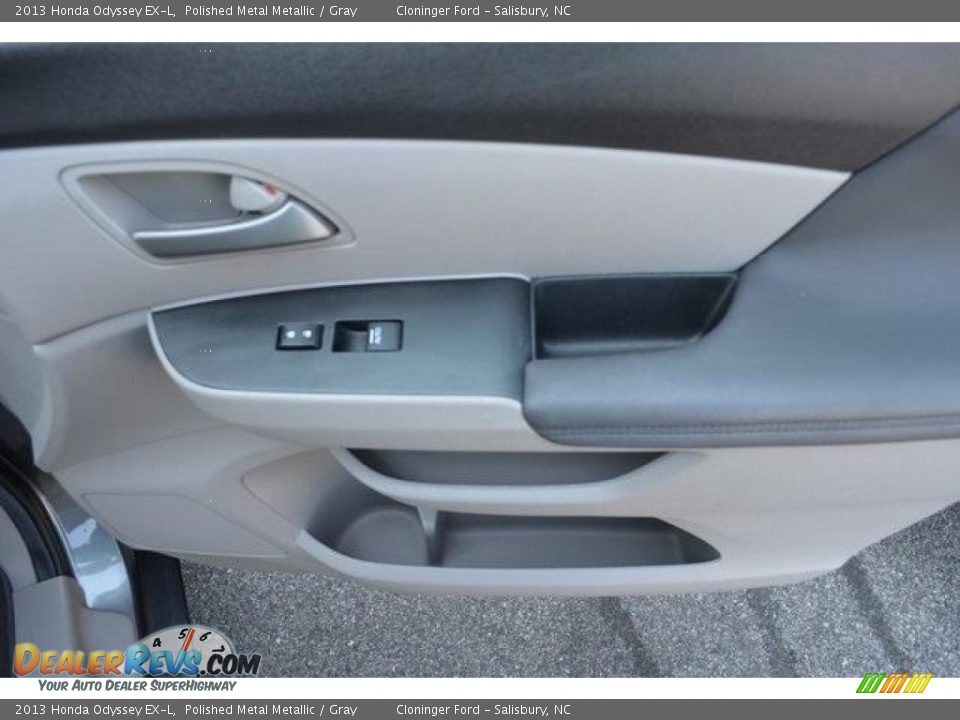 2013 Honda Odyssey EX-L Polished Metal Metallic / Gray Photo #16