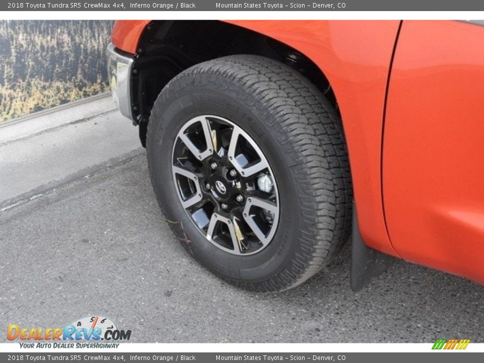 2018 Toyota Tundra SR5 CrewMax 4x4 Inferno Orange / Black Photo #28