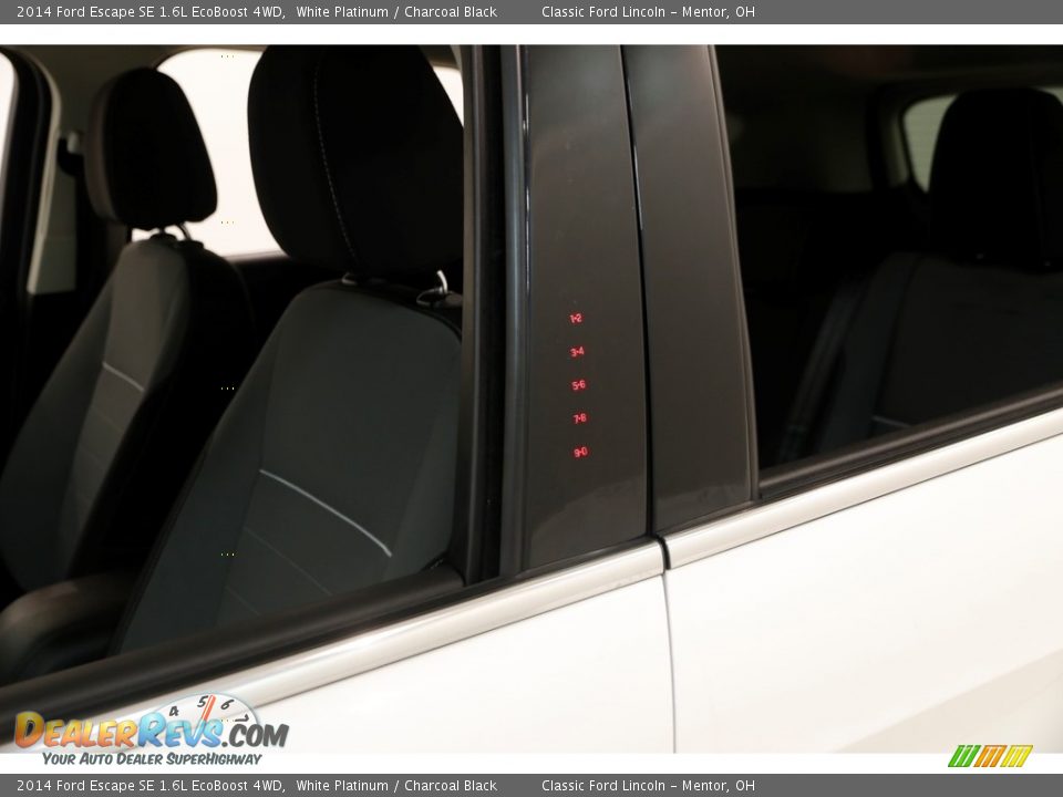 2014 Ford Escape SE 1.6L EcoBoost 4WD White Platinum / Charcoal Black Photo #4